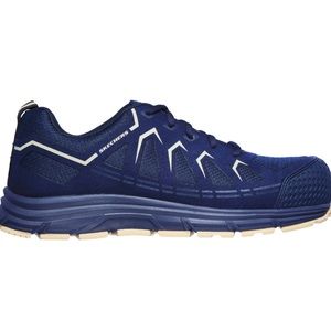 - NWT in box! Navy, Men’s Skechers Composite Safety toe  with memory f…